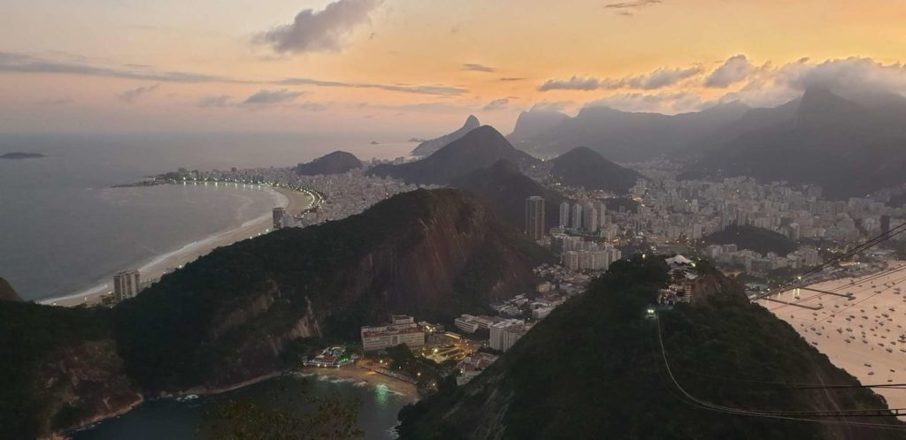 Blick vom Zuckerhut in Rio