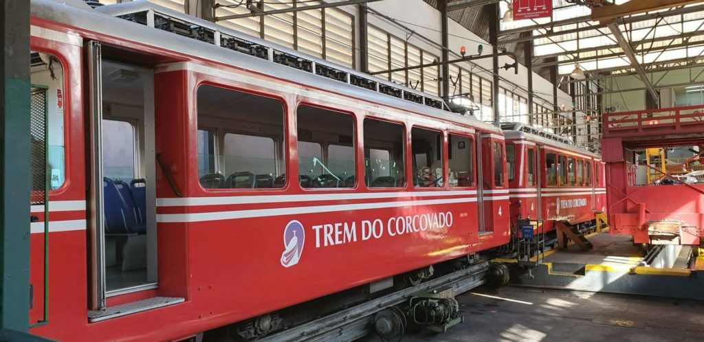 Zur Christusstatue in Rio fährt die Trem Do Corcovado.