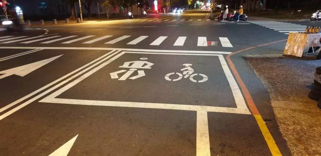 Autofahren in Taiwan Kreuzung