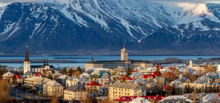 Island im Winter