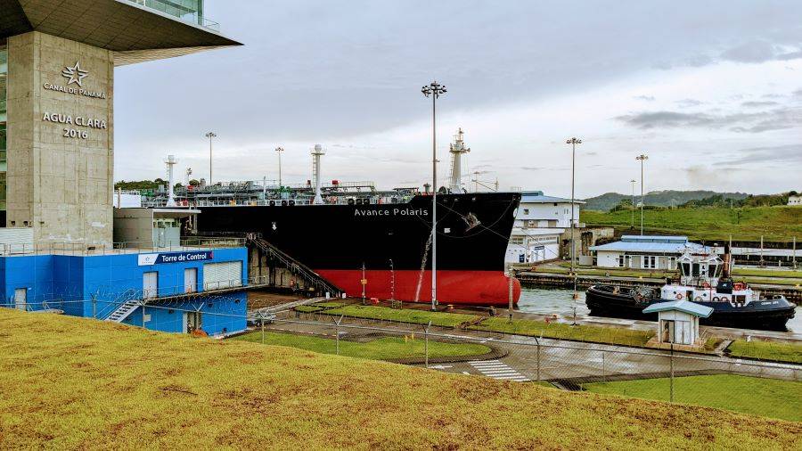 Sehenswürdigkeiten in Panama: Neopanmax-Schleuse Agua Clara des Panamakanal