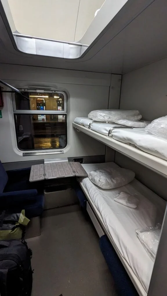 Betten im Intercity Notte