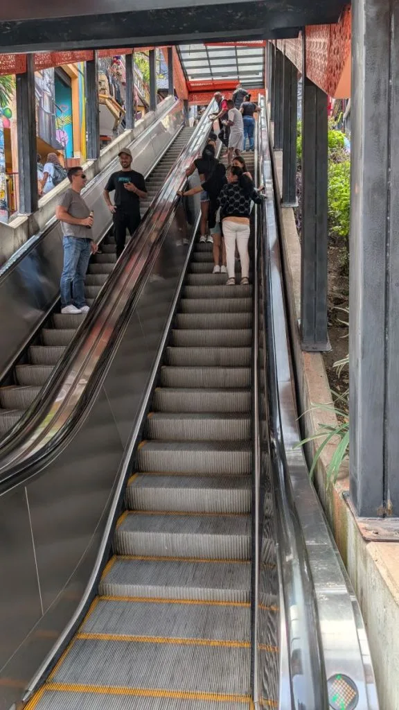 Rolltreppe in Comuna 13 San Javier
