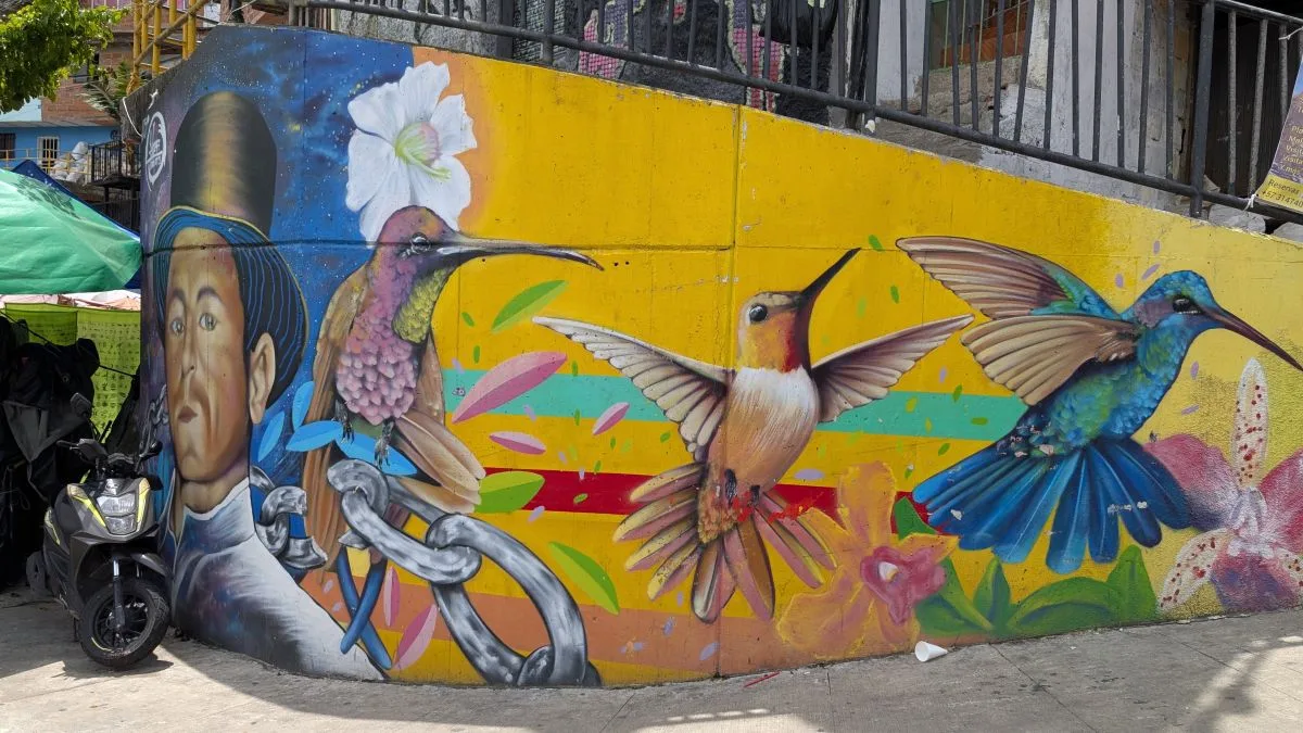 Graffiti in der Comuna 13